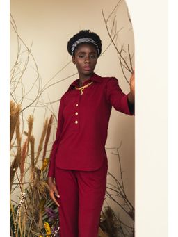 House of Fett - Maroon Dion Top