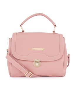 Lapis O Lupo - Pink Solid-Plain Sling and Cross bags
