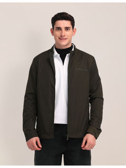 U.S. POLO ASSN. - Solid Green Full Sleeves Jacket