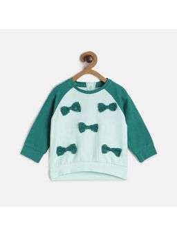 MINI KLUB - Baby Girls Green Sweat Shirt