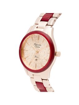Alexandre Christie - AC 2992 LDB Analog Dress Watch For Women - Two Toned