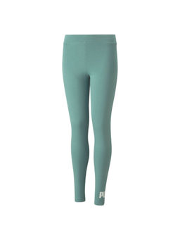 Puma - Essentials Logo Girls Green Tights