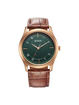 Titan - Gents Karishma Green Dial Analog Watch for Men 1823Wl02
