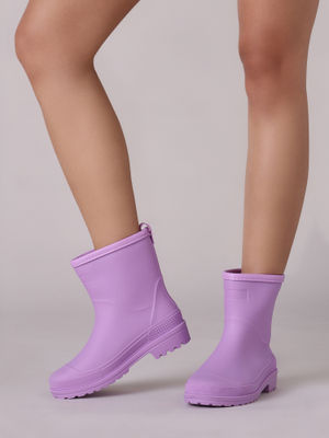ankle length rain boots