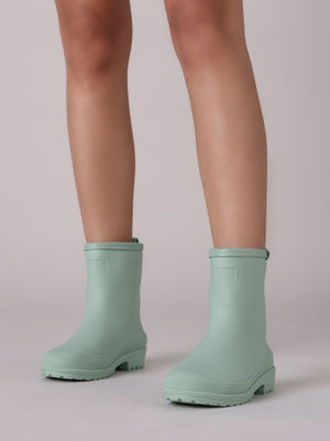 ankle length rain boots
