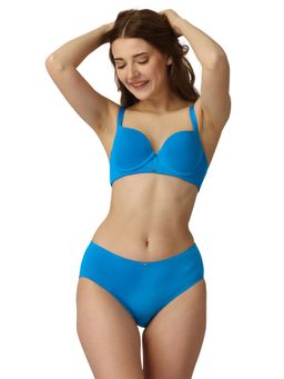 SOIE - Medium Coverage Padded Wired T-Shirt Bra with Mid Rise Brief (Set of 2)