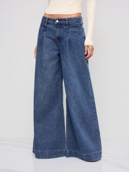 Cider - Denim Low Rise Pocket Baggy Jeans