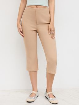 Cider - Low Rise Stretch Capri Trousers