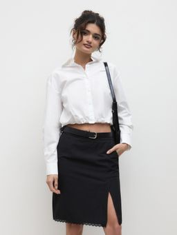 Cider - 100% Cotton Polo Elastic Hem Shirt