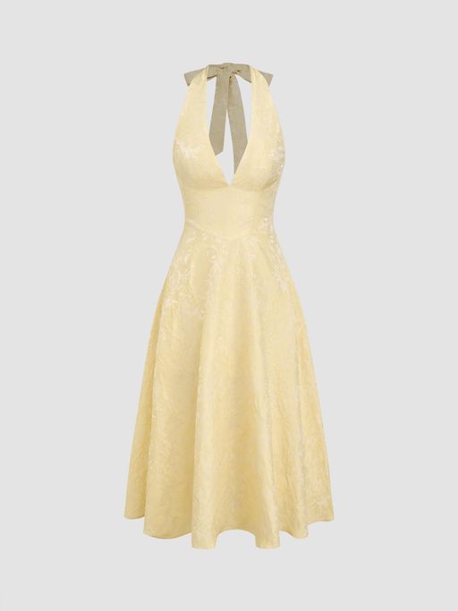 cider yellow dress Maxi Dresses Basic Dresses - Cider