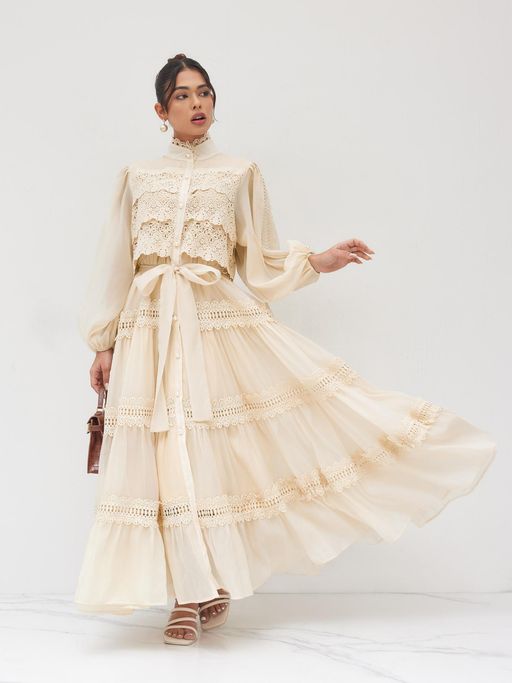 white christmas dresses Skye Chiffon Dress
