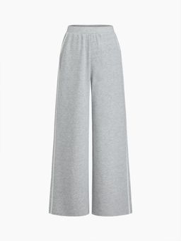 Cider - Cotton-blend Mid Rise Side Stripe Straight Leg Sweatpants