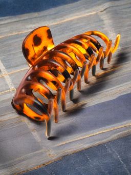 OOMPH - Brown Large Big Acrylic Hair Claw Hair Claw