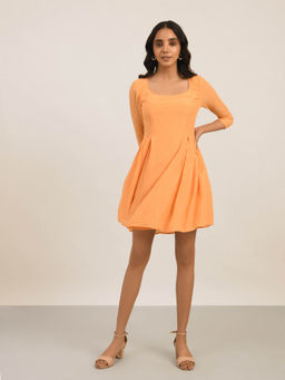 Attic Salt - Resort Vacay A-line Orange Mini Dress