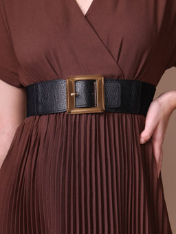 Kazo - Stride Broad Stretchable Belt - Black