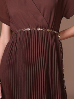 Kazo - Sparkle Embellished Chain Belt - Gold