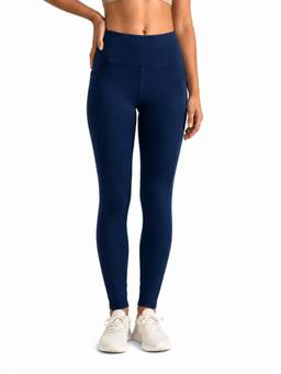BLOSSOM - High-Rise Full Length Activewear Leggings with Side Pocket Stretch Tummy Support