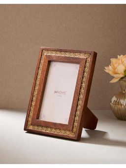 Fabindia - Brown Aakarsh Wooden Photo Frame Image Size-4X6