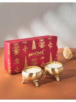 Fabindia - Padma Brass Candle