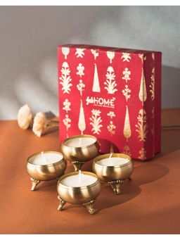 Fabindia - Padma Brass Candle