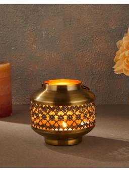 Fabindia - Brass Manjul Metal Table Lantern