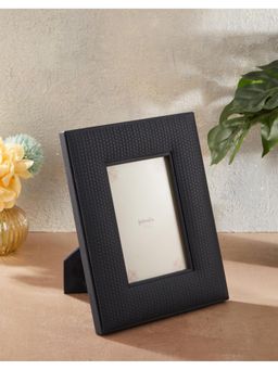 Fabindia - Navy Blue Bodh Leather Photo Frame (4x6)