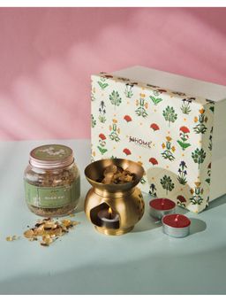 Fabindia - Bhim Camphor Brass Burner Set