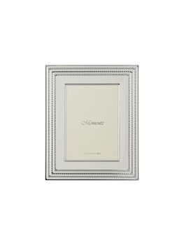 Momentz - Silver-Plated Luxury Photo Frame5*7 Inches & Set of 2 Enamel Baroque Candle Stand