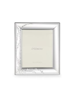 Momentz - Silver Metal Bell Flower Design Photo Frame (8x10)