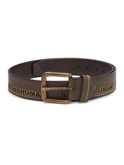 Being Human - Olive Men's Leather Belt