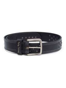Being Human - Black Men's Leather Belt