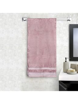 SPACES - Purple Cotton Solid Bath Towel
