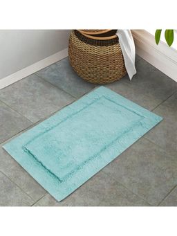 SPACES - Green Cotton Solid Small Bath Mat