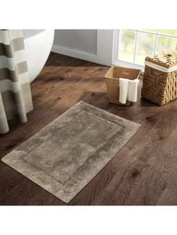 SPACES - Brown Cotton Solid Bath Mat