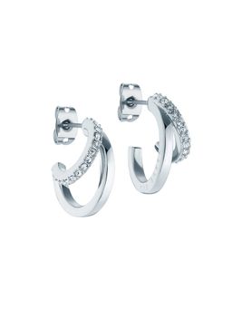 Ted Baker - HELIAS Crystal Double Hoop Crystal Earring