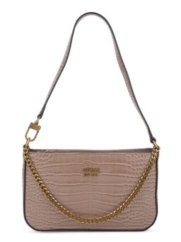 Guess - Katey Mini Top Zip Shoulder Brown Handbags