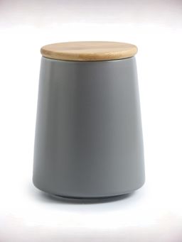 USHA SHRIRAM - Ceramic Jar 700ml Grey