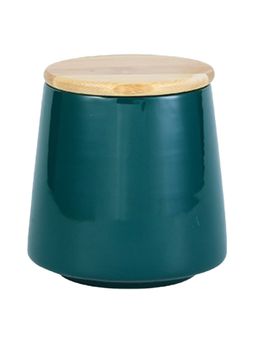 USHA SHRIRAM - Ceramic Jar 500ml Green