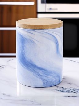 USHA SHRIRAM - Ceramic Jar 400ml Blue