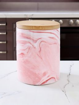 USHA SHRIRAM - Ceramic Jar 400ml Pink