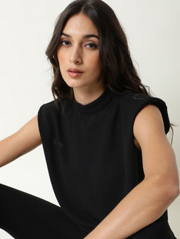 RAREISM - Black Solid Plain Top