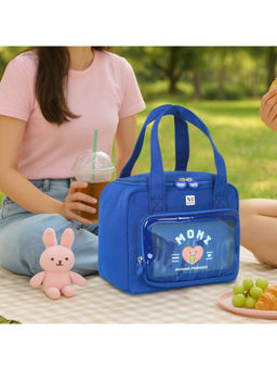 NFI Essentials - Navy Blue Insulated Lunch Bag With Front Pocket