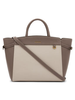 MIRAGGIO - Kayla Taupe Handbag (L)