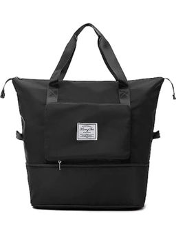NFI Essentials - Black Foldable Travel 41 Litres Tote Bag
