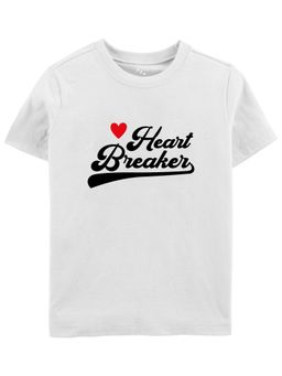 Zeezeezoo - White Cotton Half Sleeves T-Shirt