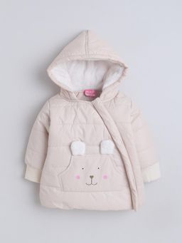 Little Kangaroos - Beige Polyester Full Sleeves Jacket