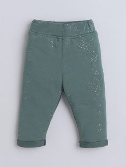 Little Kangaroos - Green Polycotton Leggings