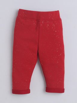 Little Kangaroos - Maroon Polycotton Leggings