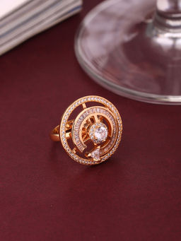 Shoshaa - Gold-Plated Handcrafted Ethnic Finger Ring