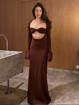 Miakee - Espresso Dream Maxi Dress